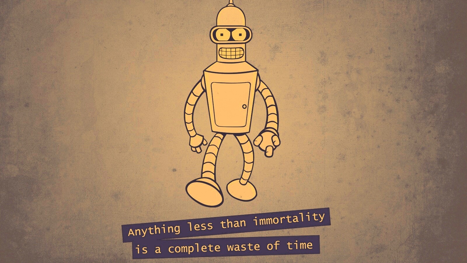 Бендер о смысле жизни обои