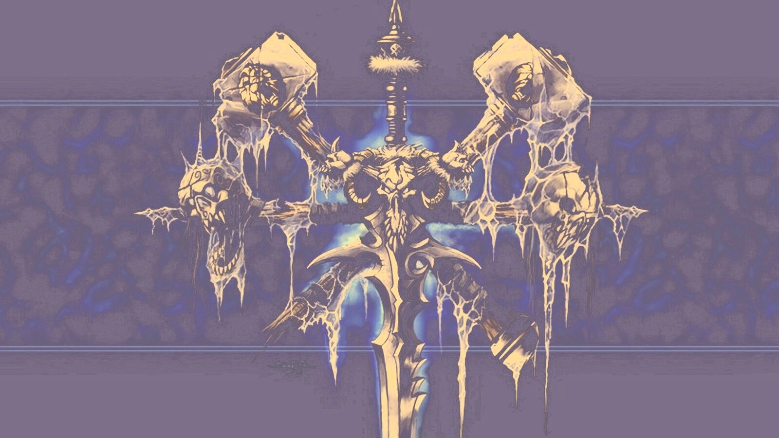 Логотип WarCraft Frothen Throne обои