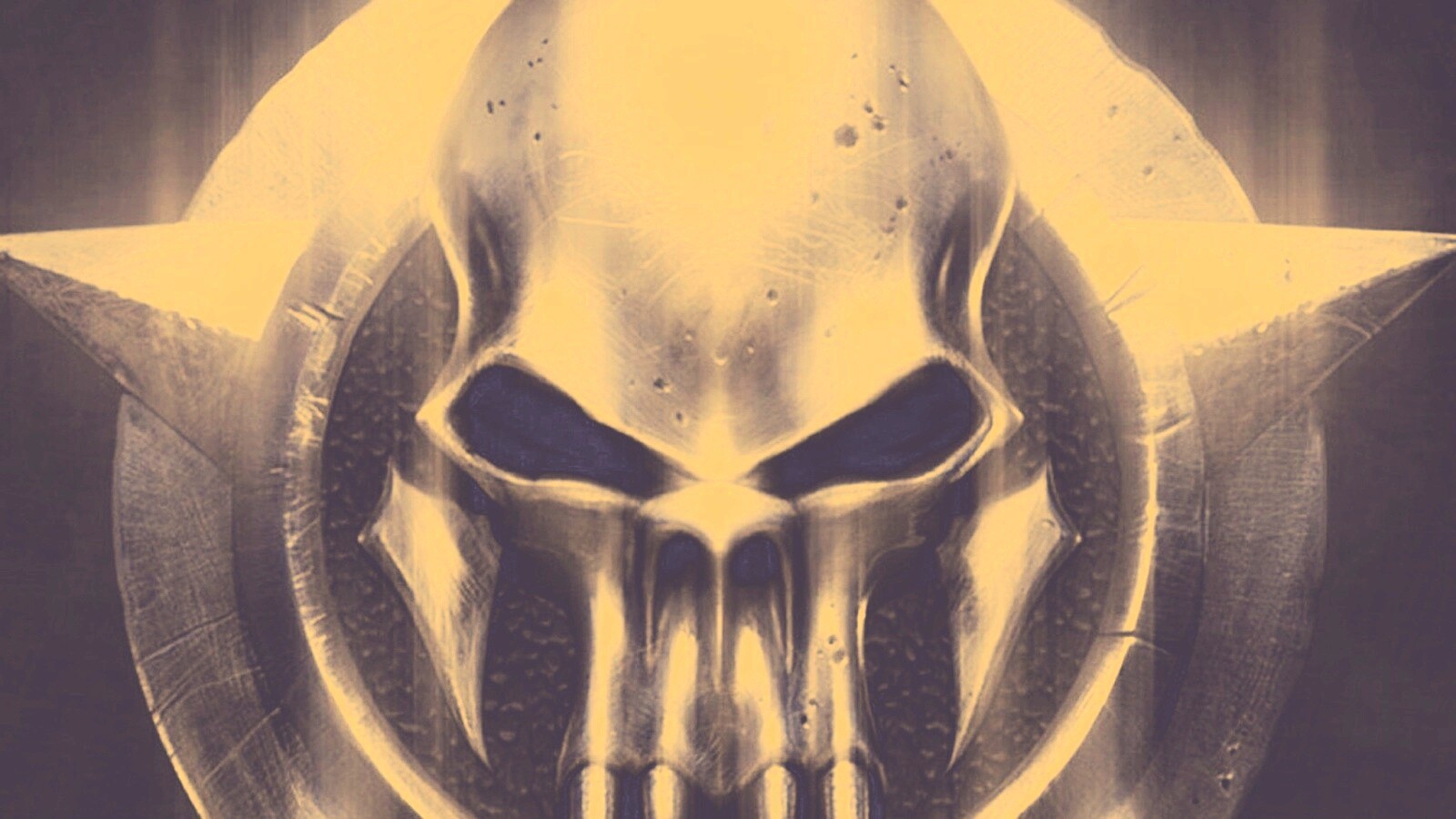 Клыкастый череп обои