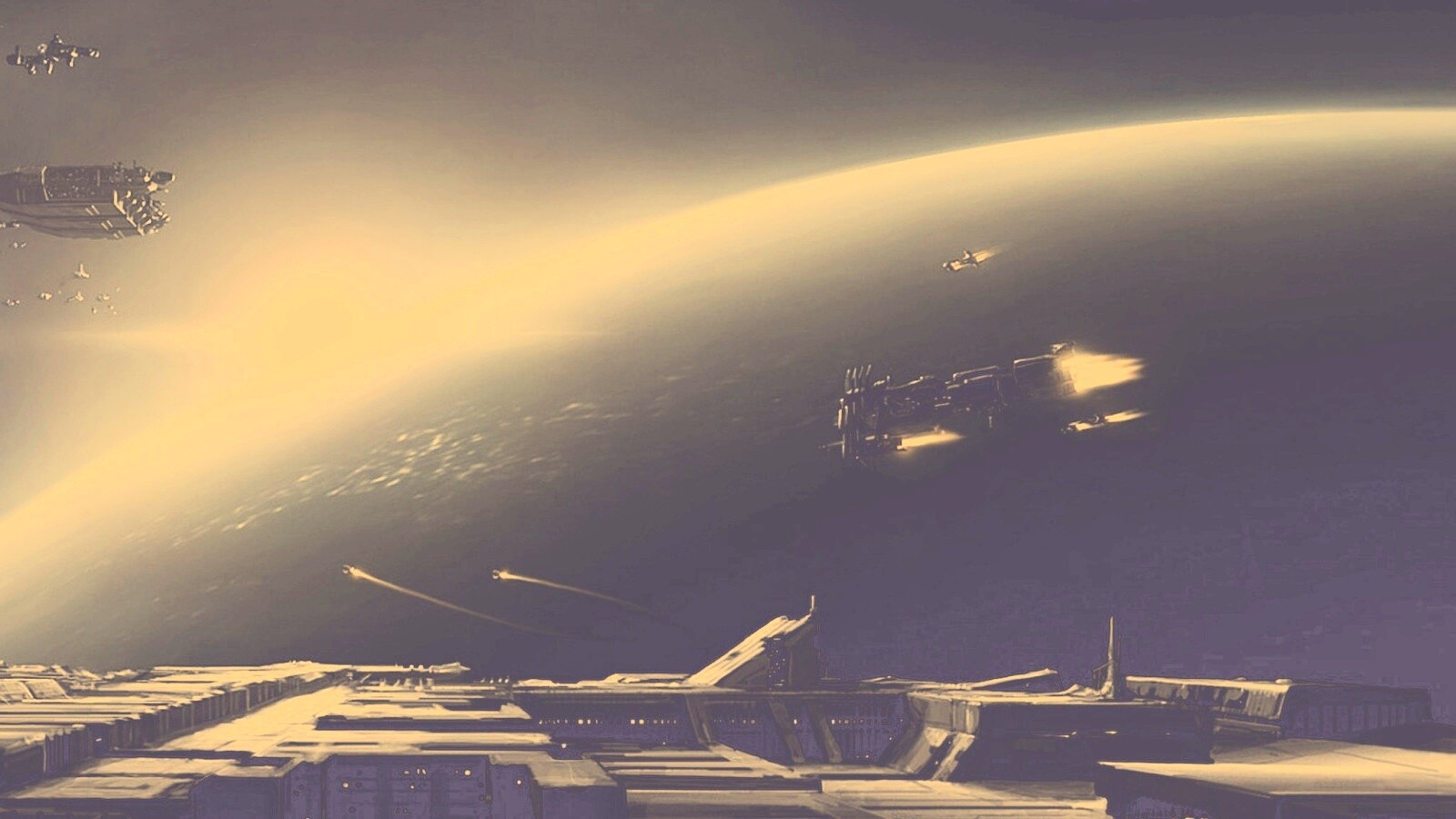 Космическая баталия обои