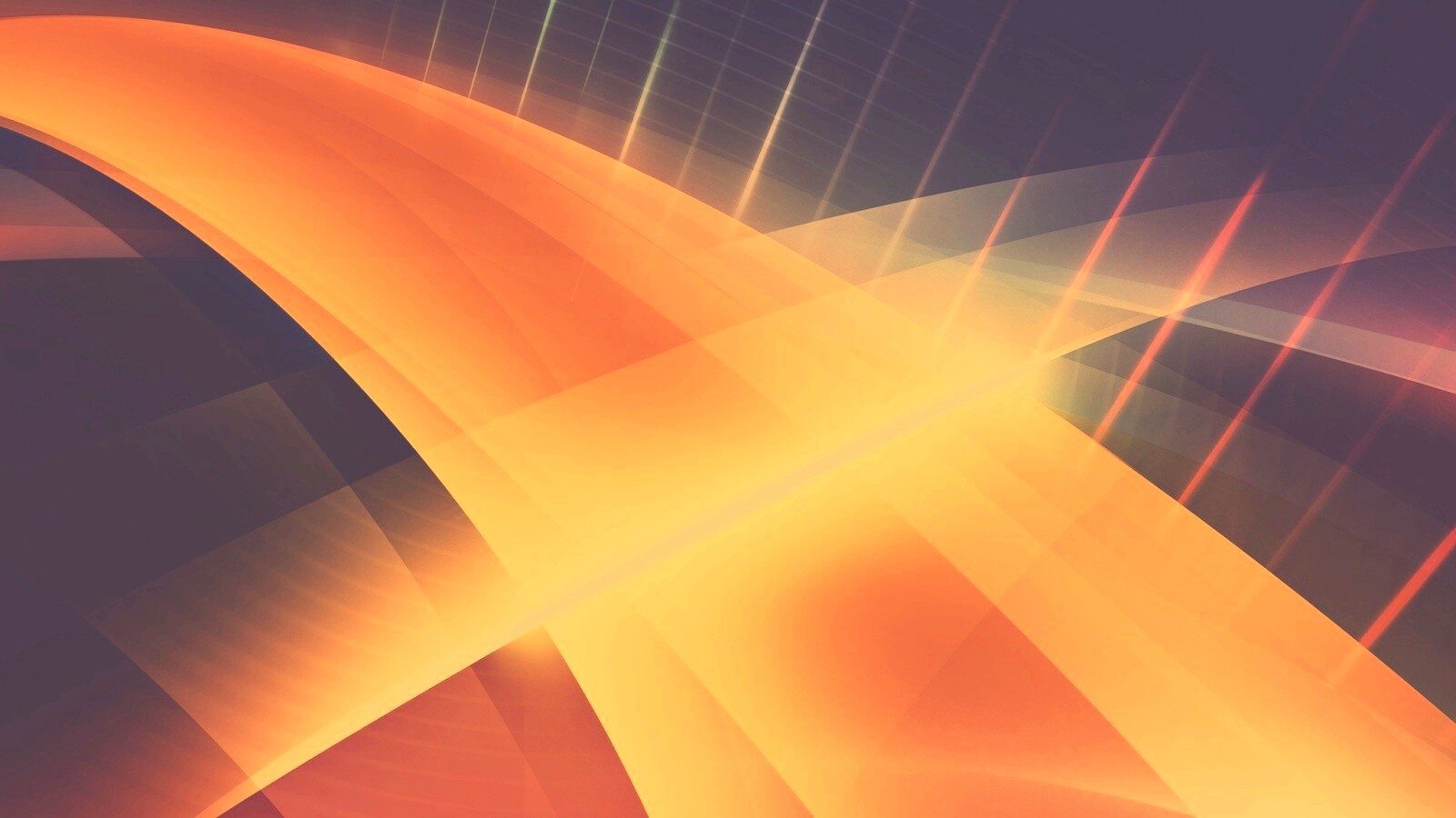 Пересекающиеся оранжевые полосы обои