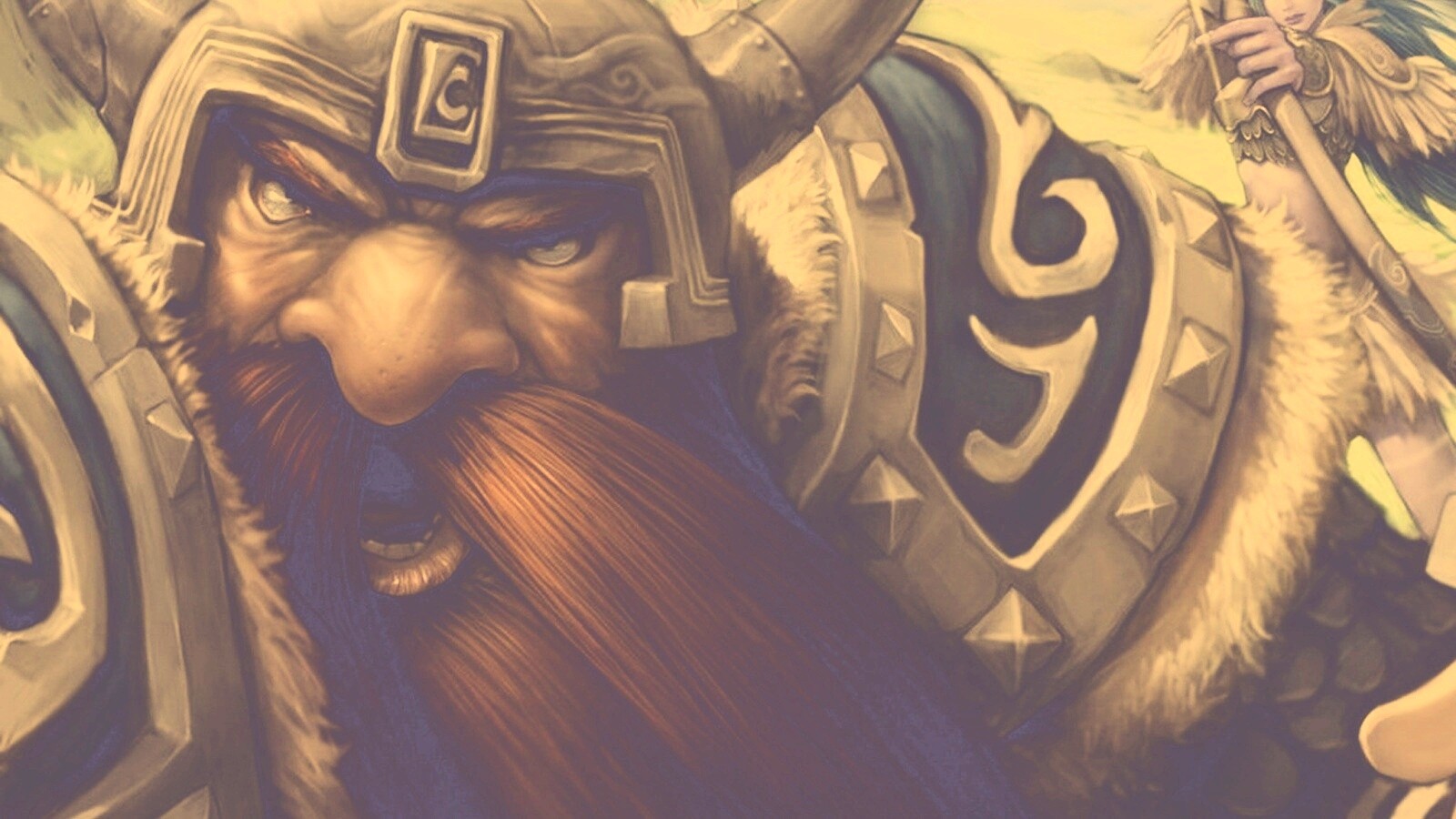 Гном убегающий от ночной эльфийки обои