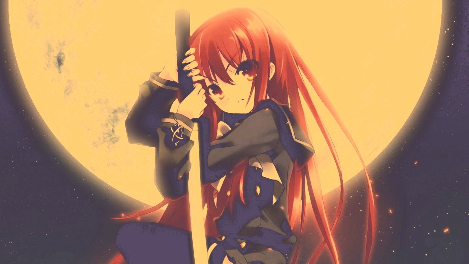 Девочка с катаной обои