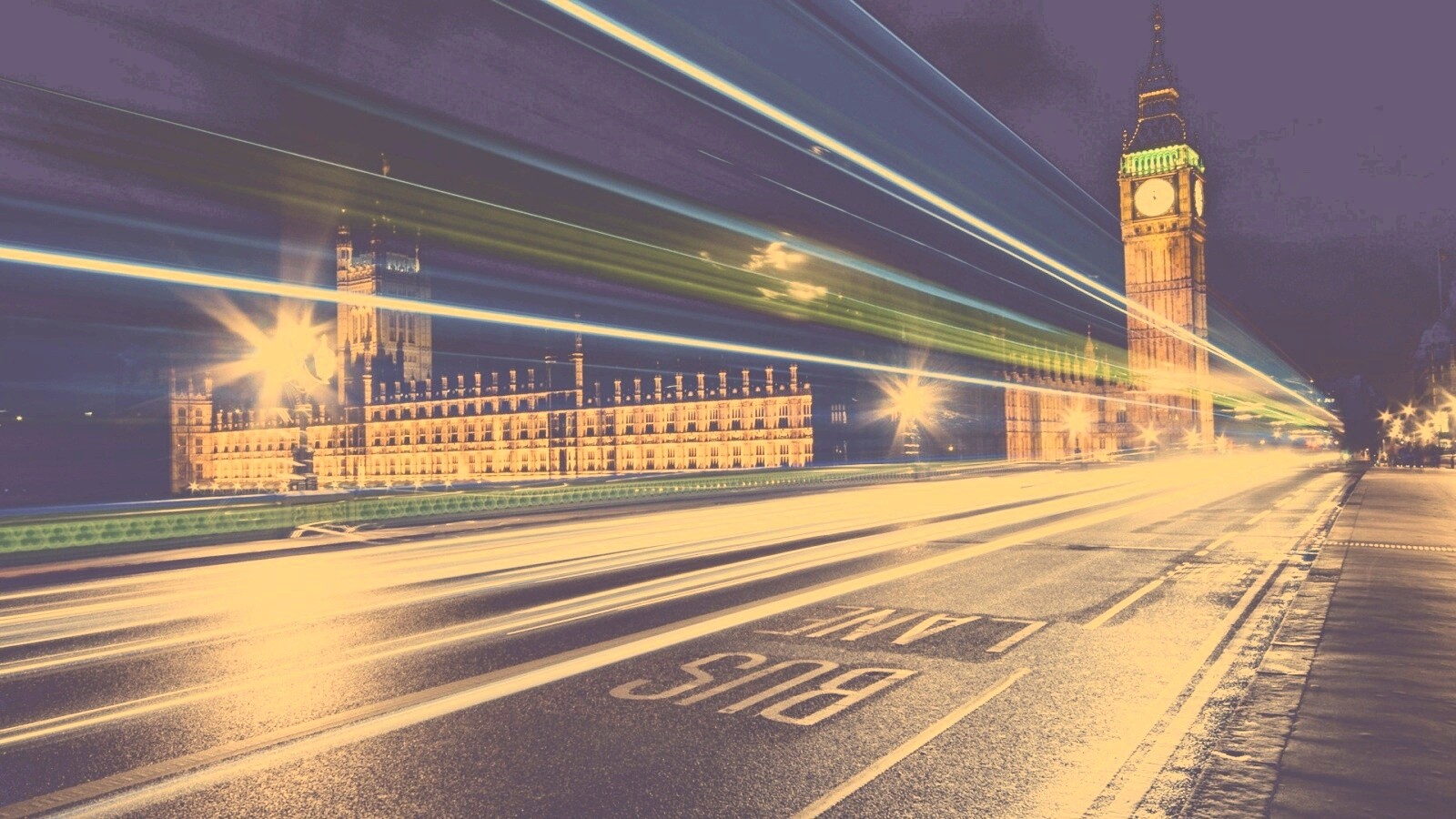 Ночной лондон обои