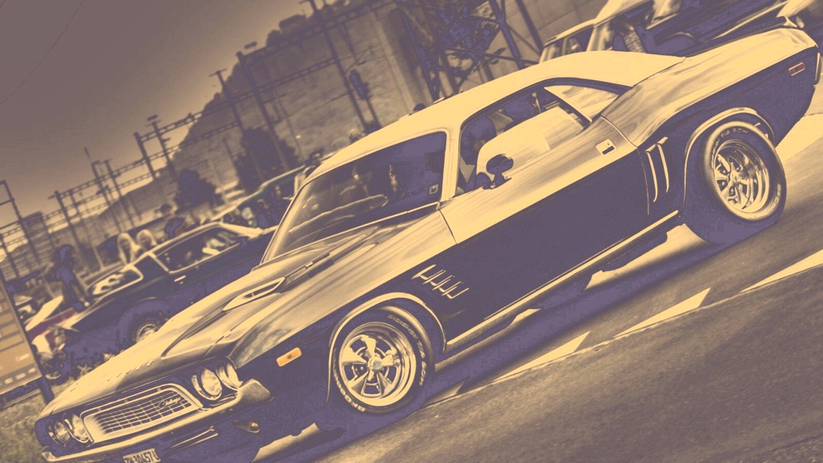 Мускулкар в стиле Mopar обои