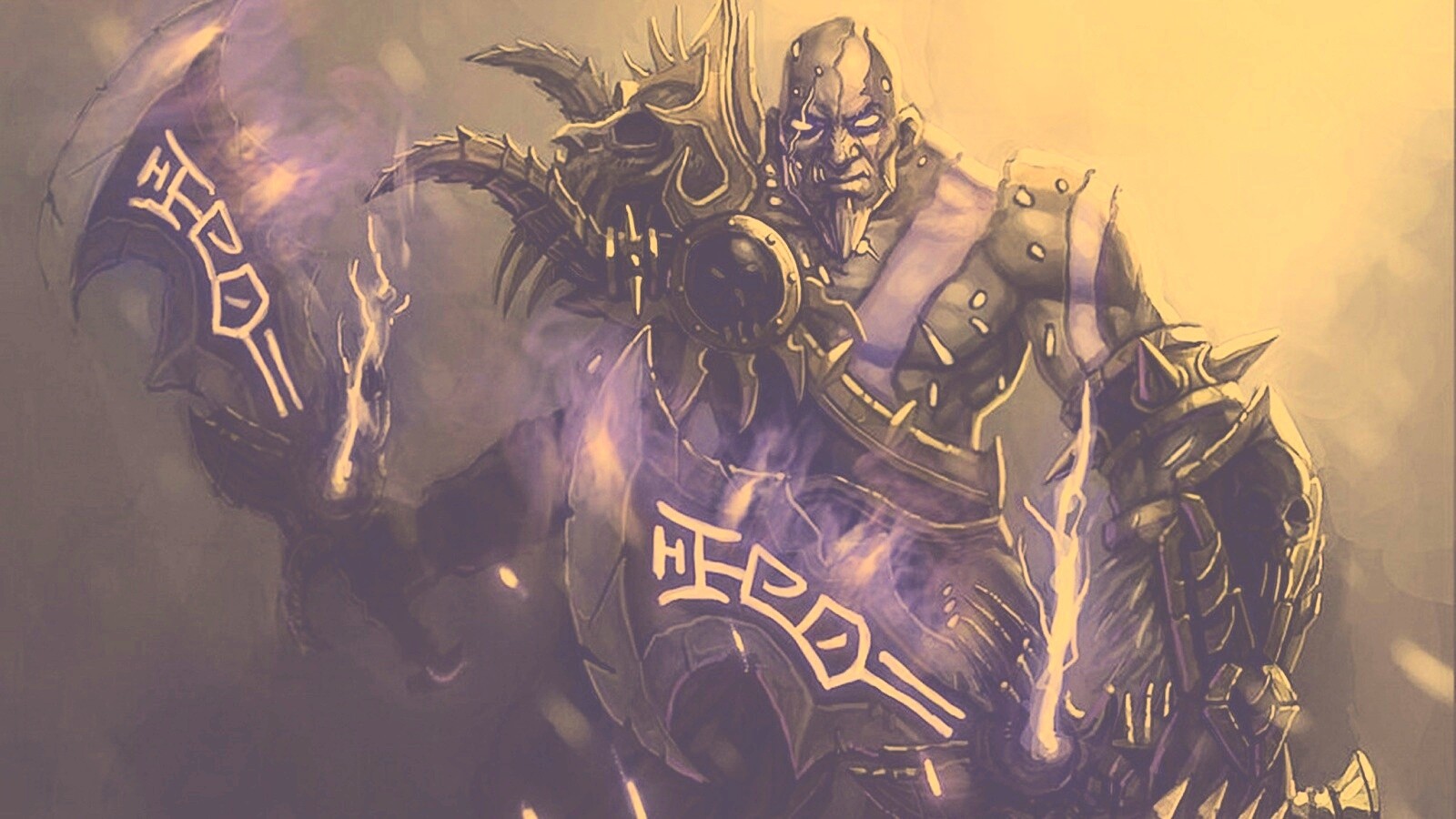 Андед с топорами обои