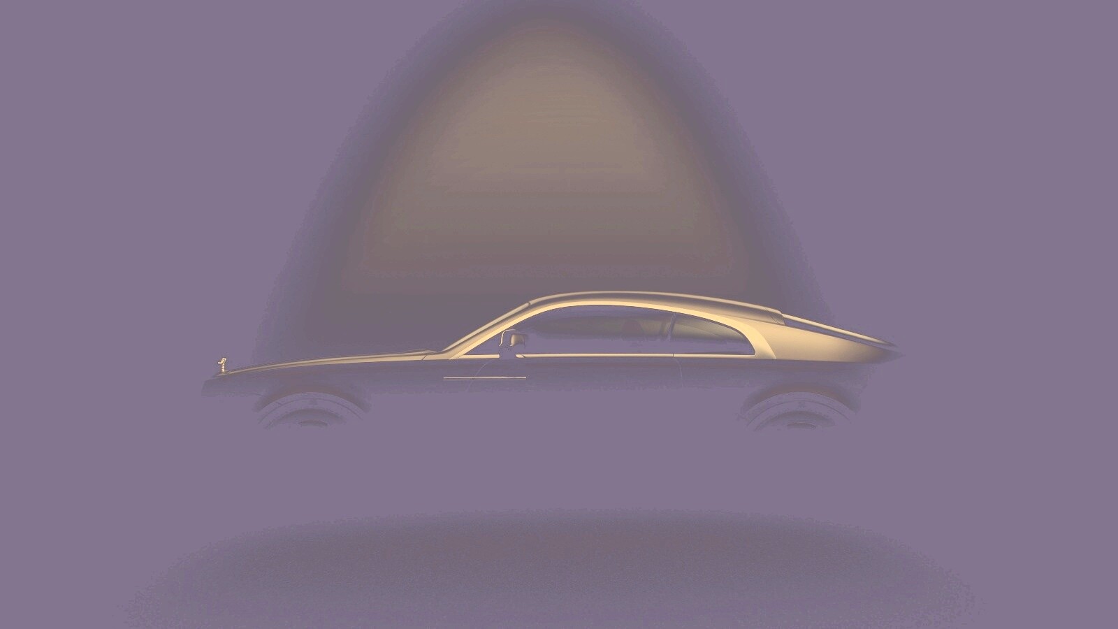 Силуэт Rolls Roys обои