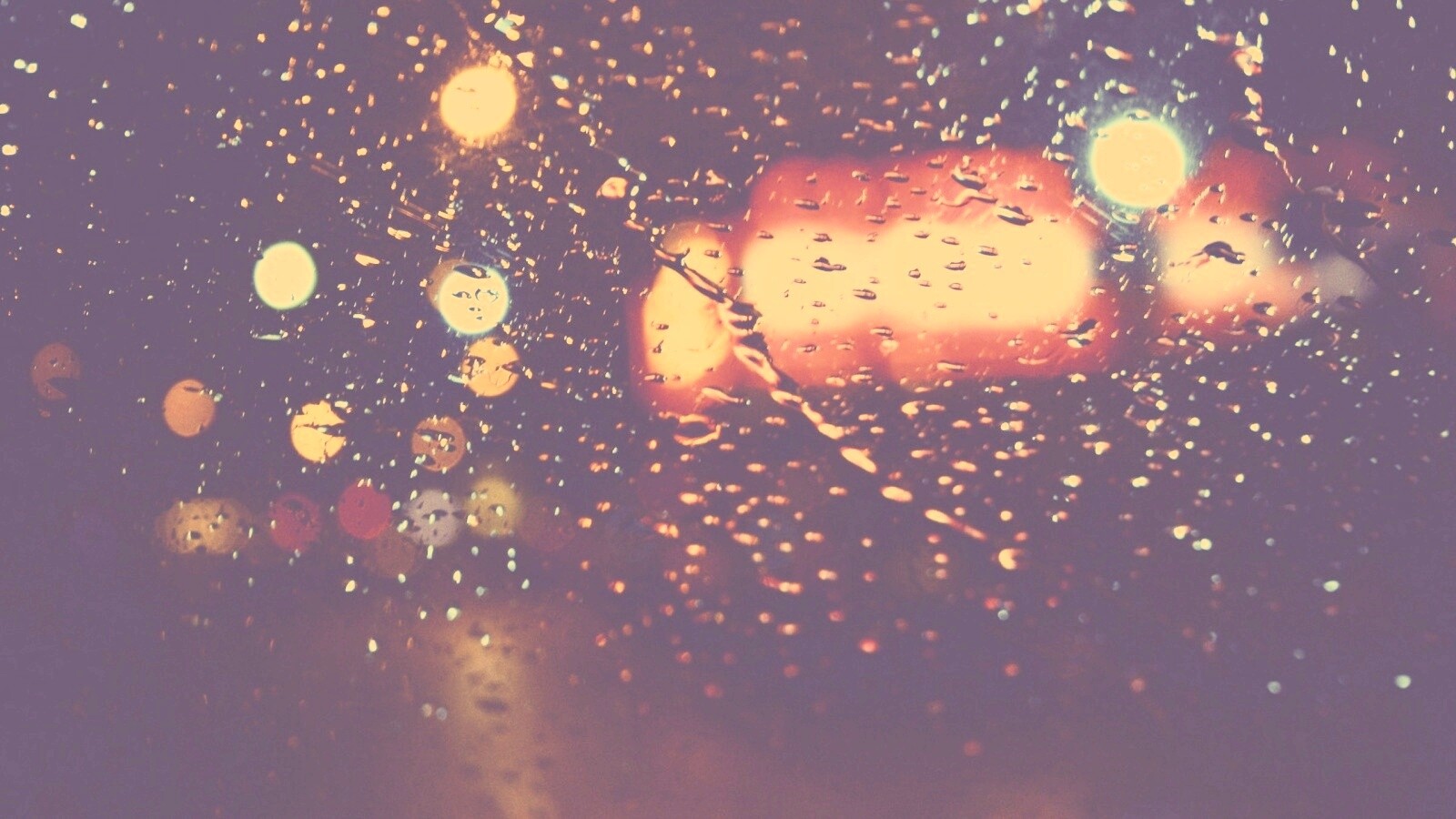 Дождь на стекле обои