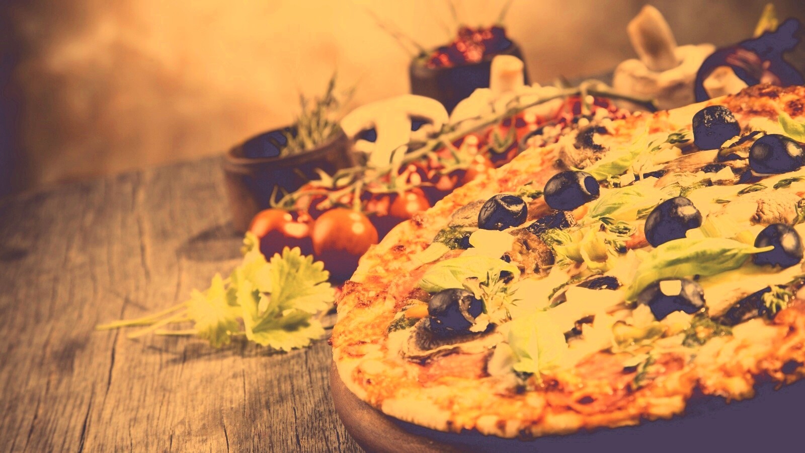 Аппетитная пицца обои