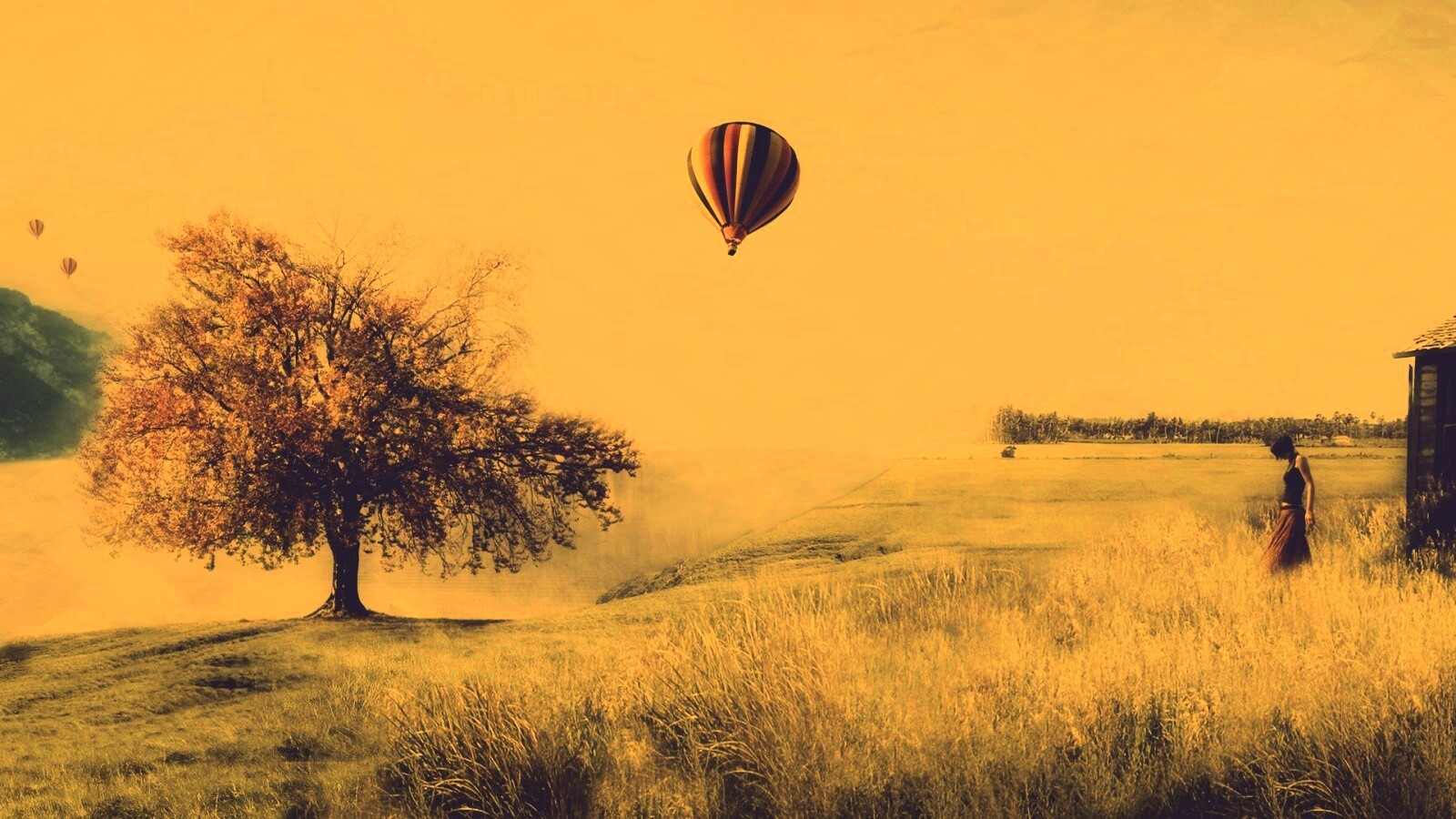 Умиротворенный коллаж обои