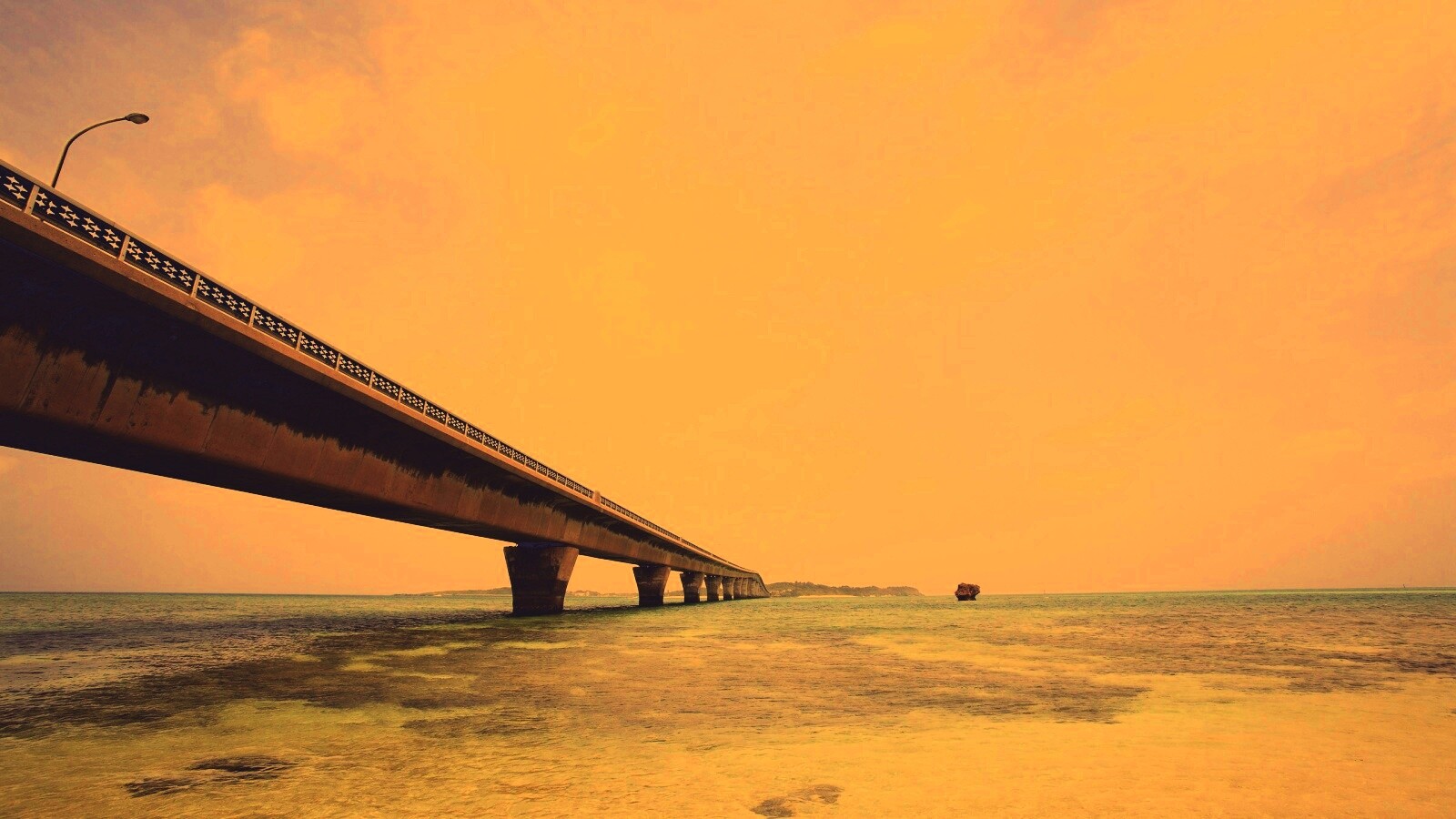 Мост до острова обои