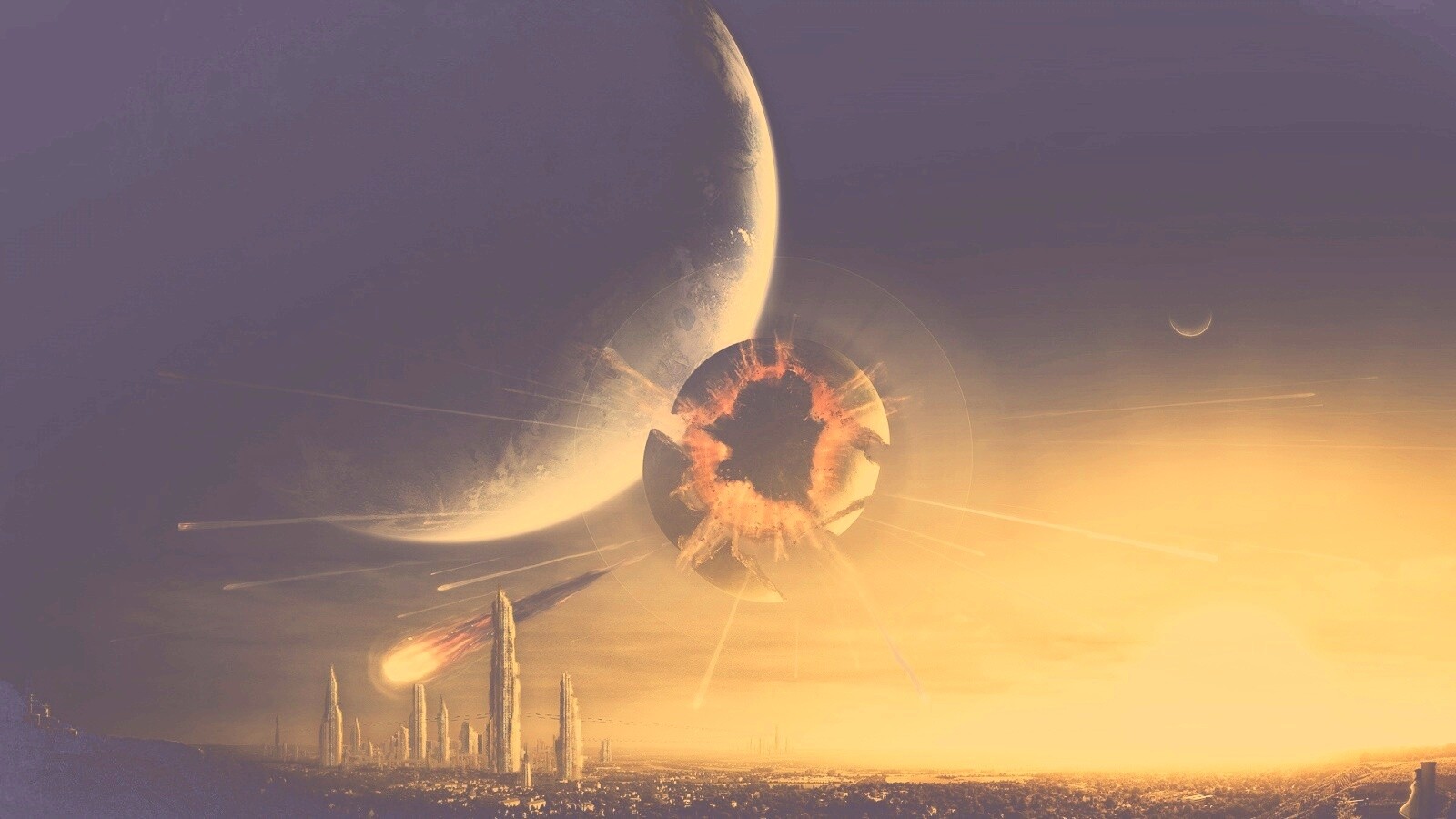 Катастрофа планетарного масштаба обои