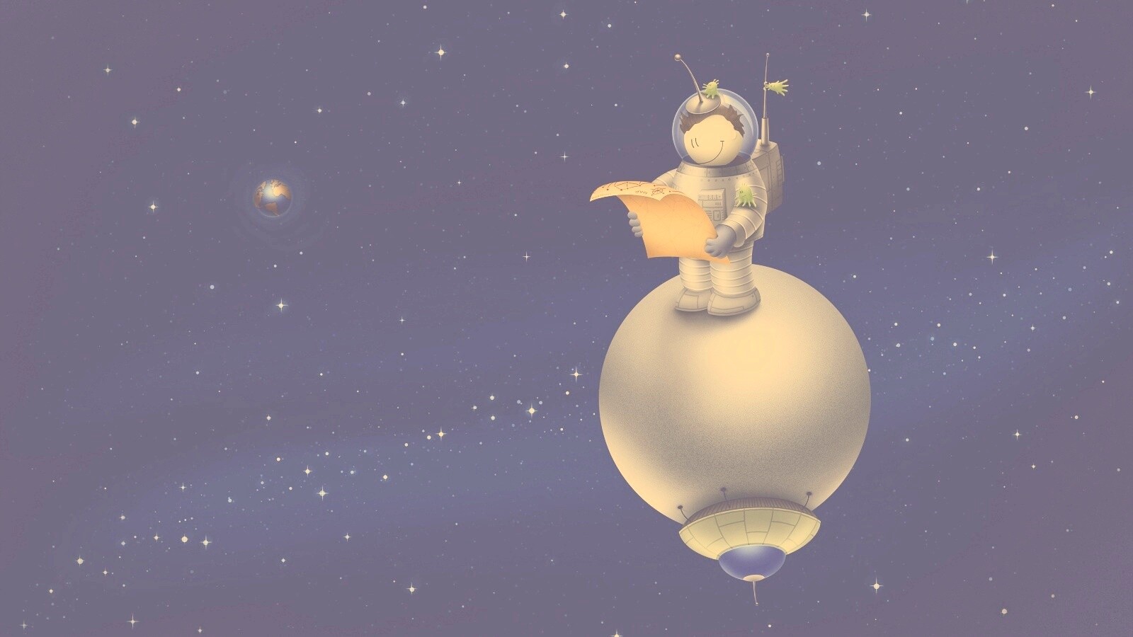 На маленькой планете обои