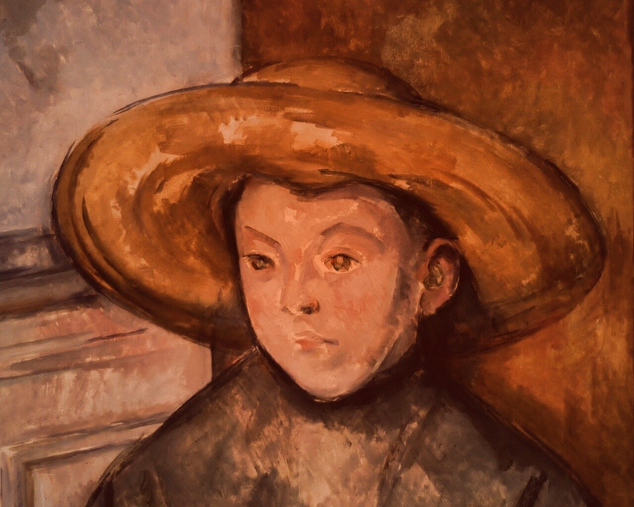 Мальчик в шляпе обои