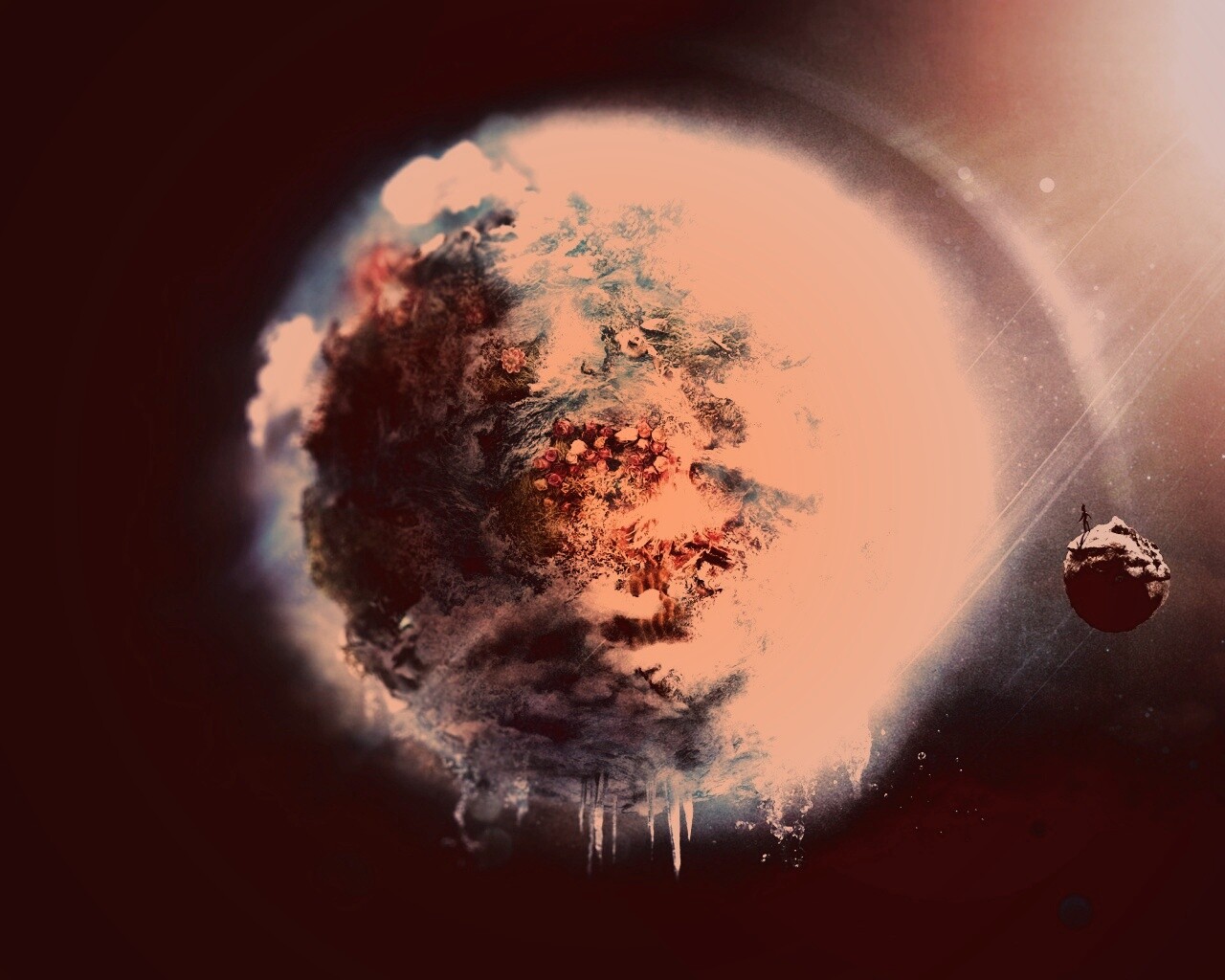 Обледеневшая земля обои