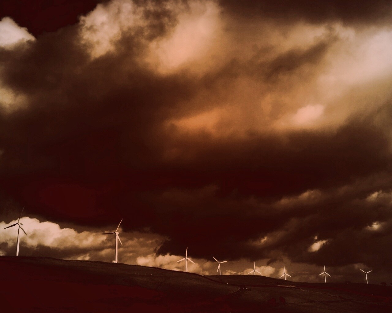 Ветрянные электростанции обои
