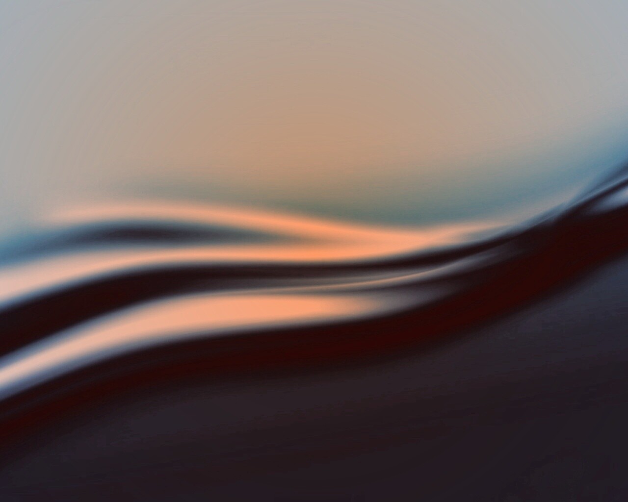 Синие волны обои