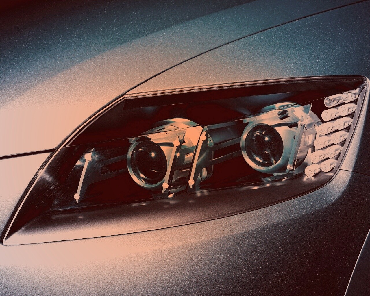 Глазастая фара обои