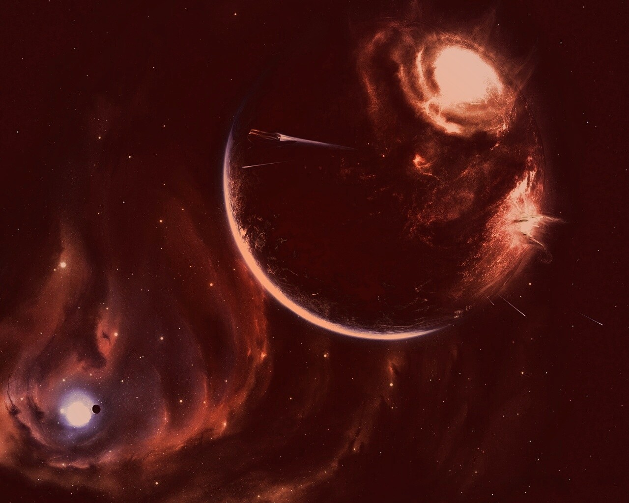 Разрушение планеты обои