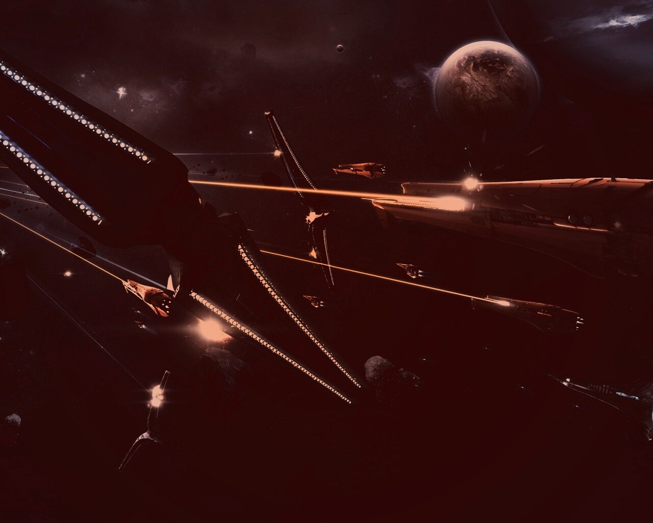 Космическая баталия обои