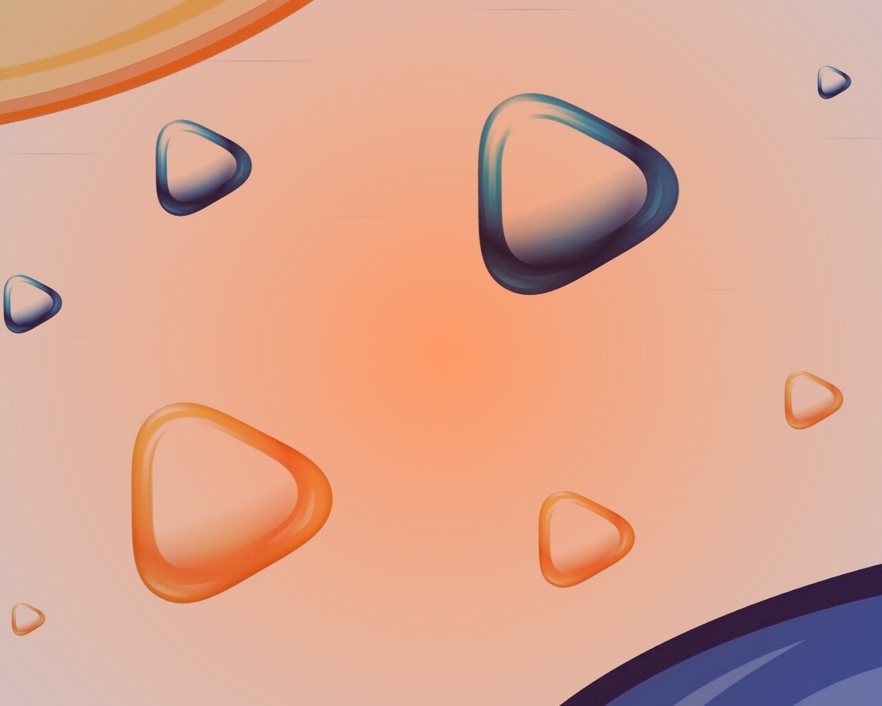 Разноцветный кнопки Play обои