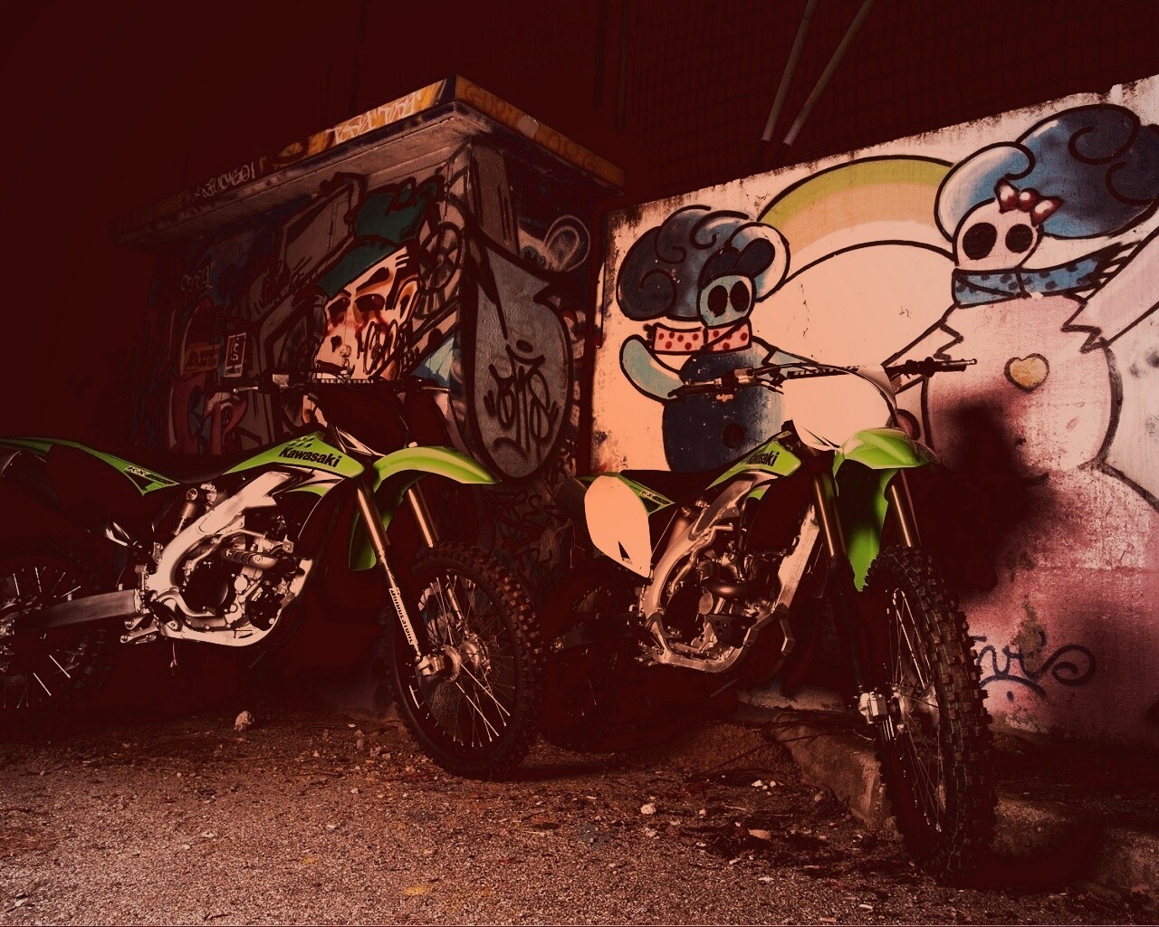 Кроссовые байки обои