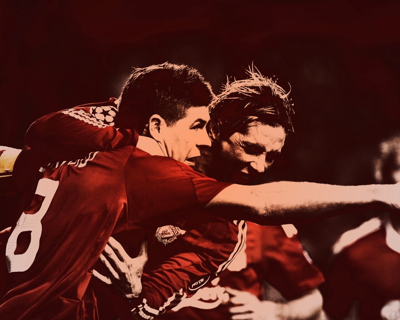 Радость от забитого гола обои