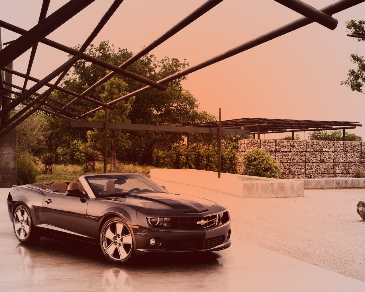 Камаро кабриолет обои
