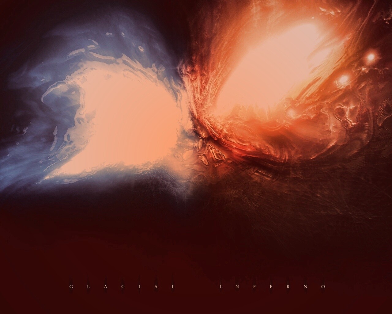 Огонь против льда обои