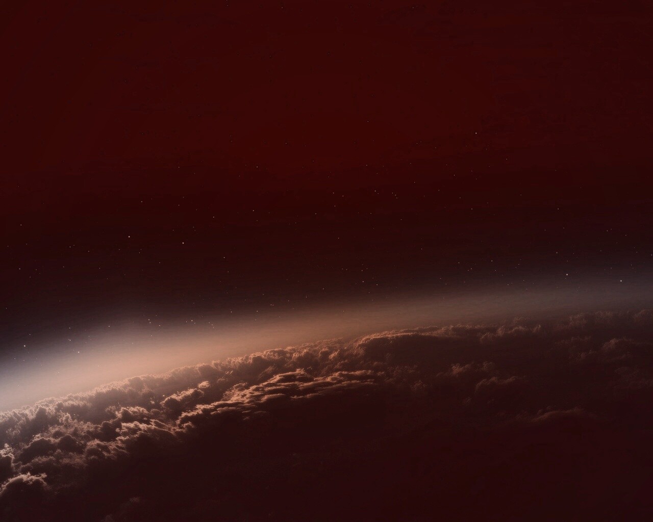 Над облаками обои