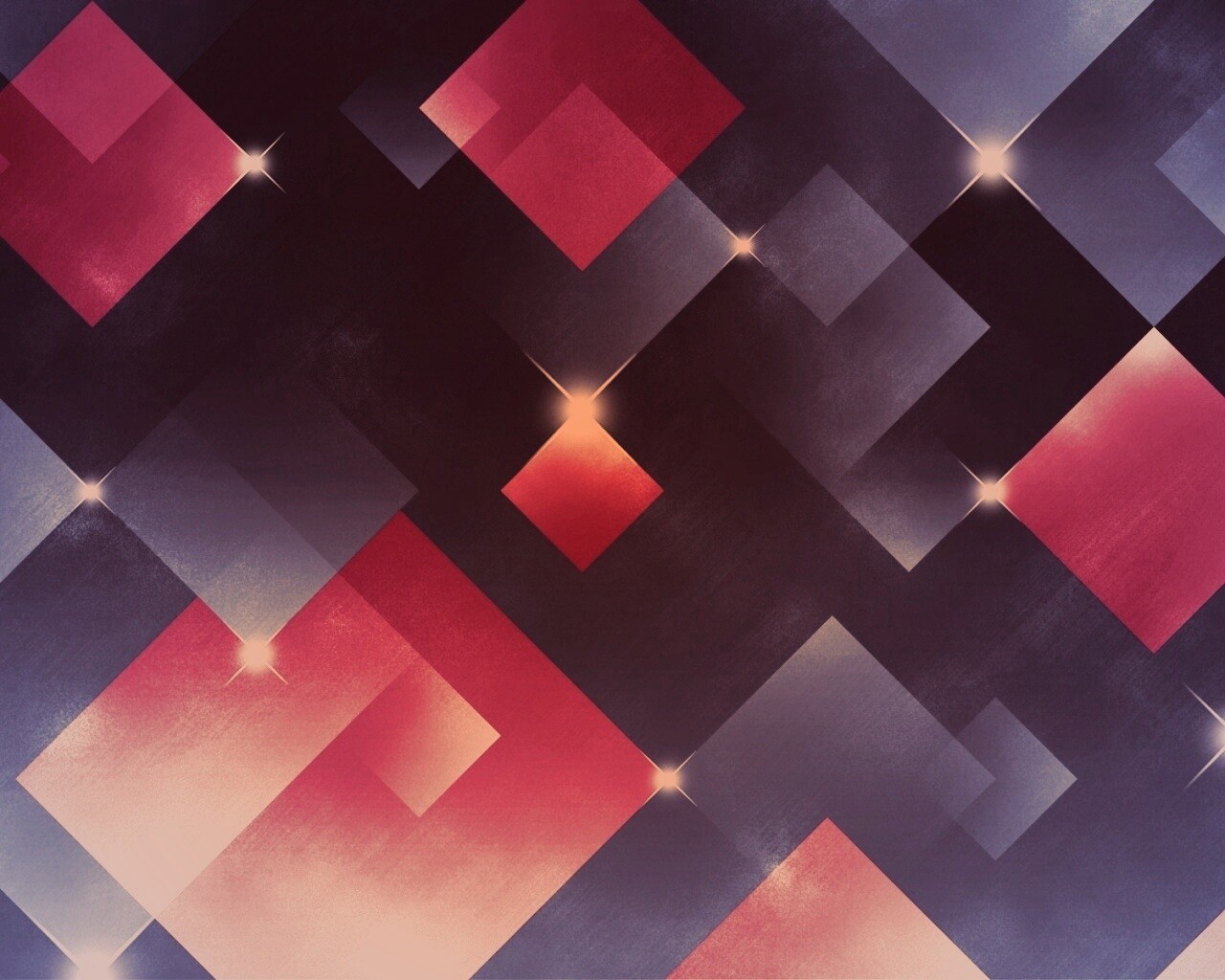 Красные и синие ромбы обои