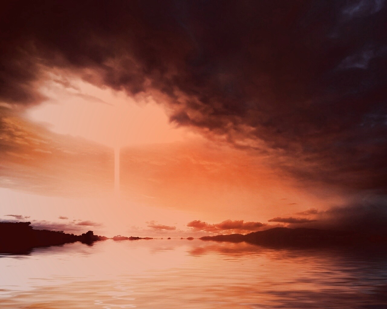 Луч с неба обои