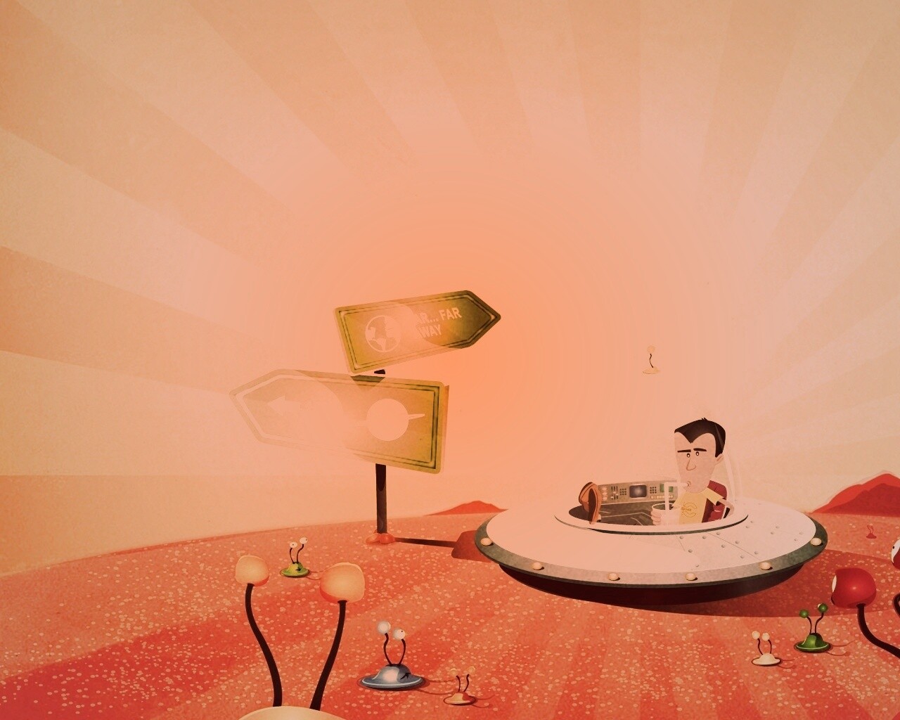 Космическое путешествие обои