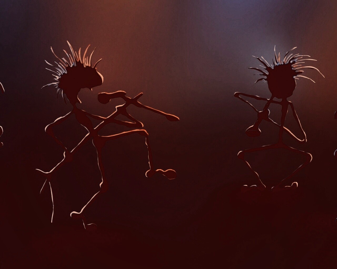 Фигурки музыкантов обои