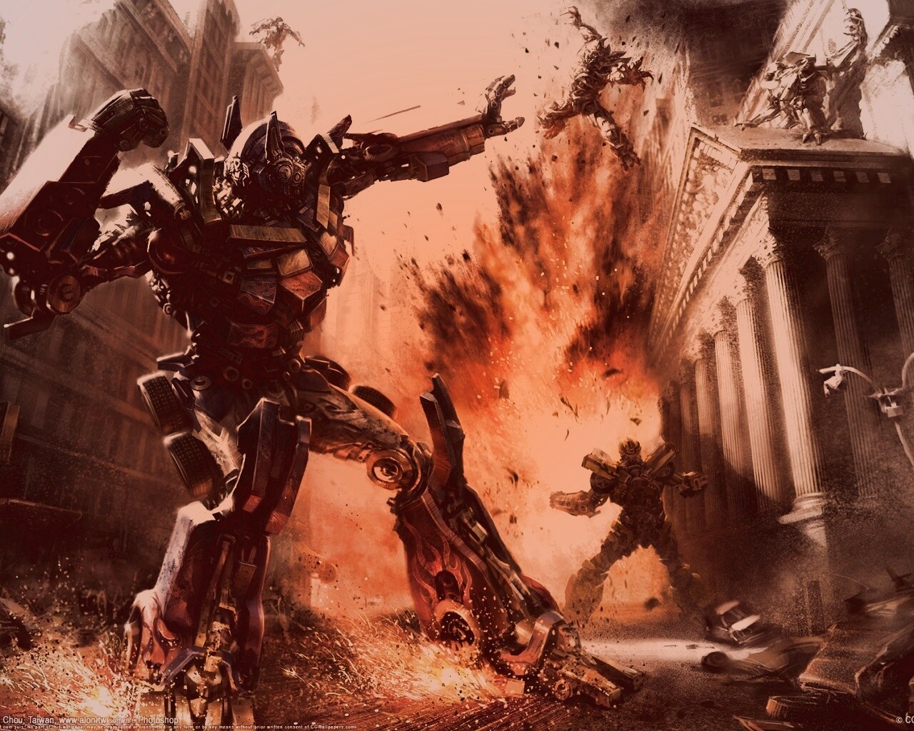 Автоботы против Десептиконов обои