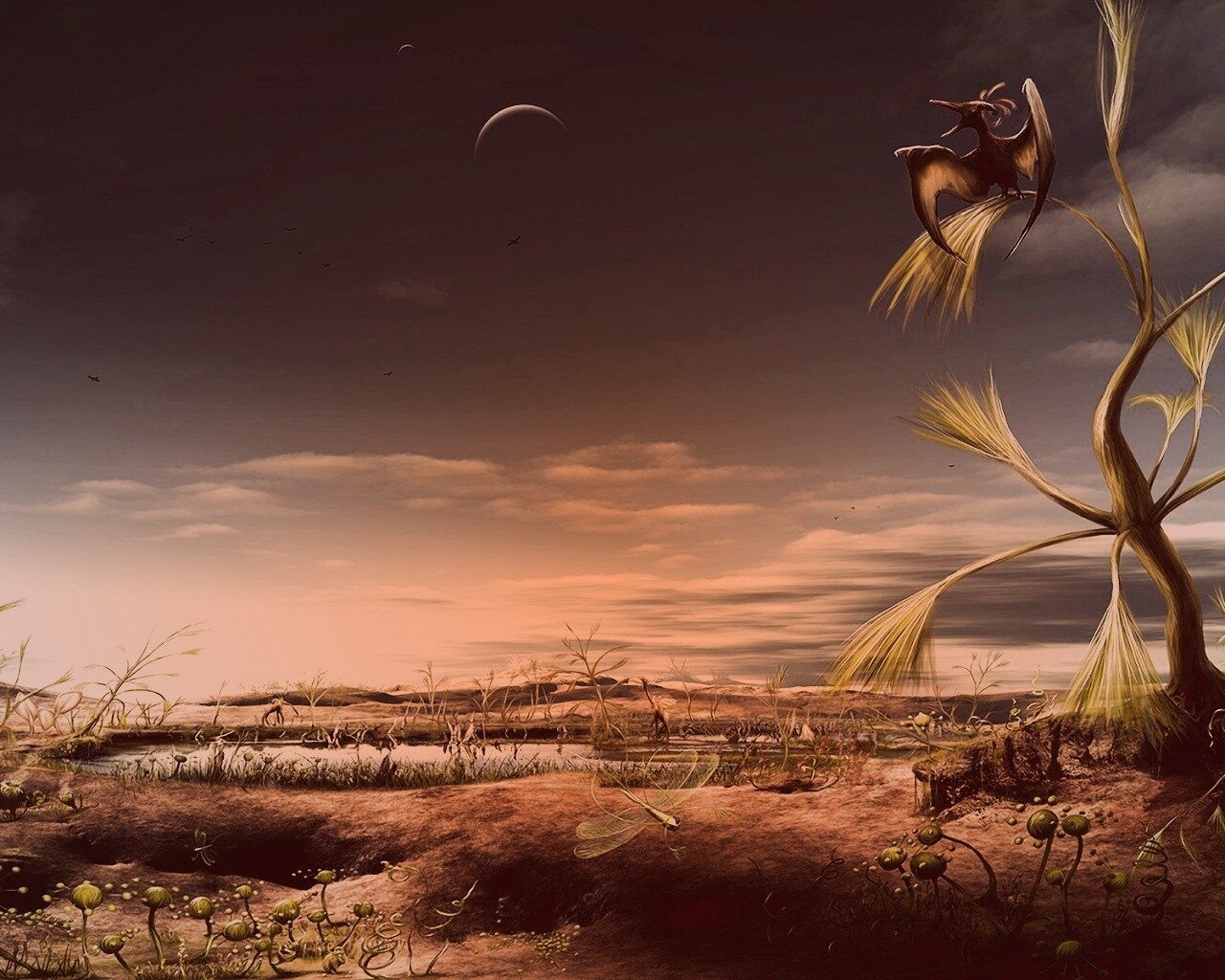 Флора и фауна другой планеты обои