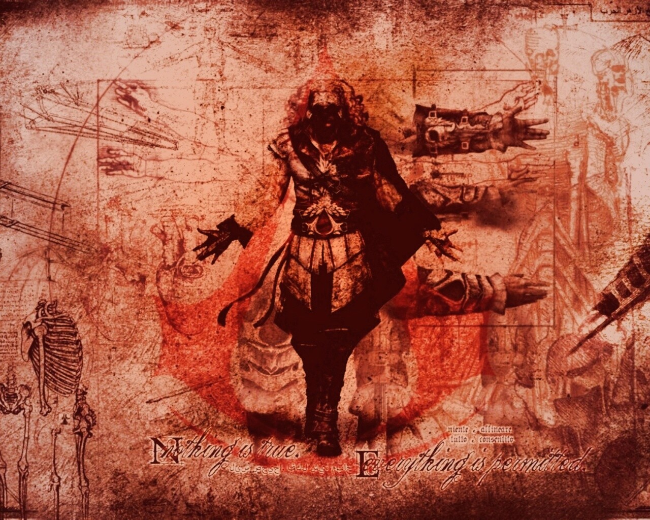 Гравюра Assasins Creed обои