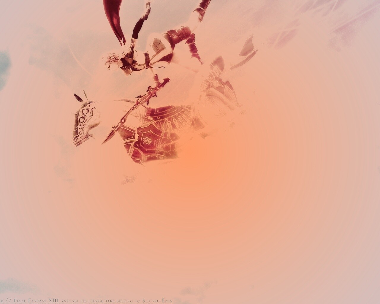 Девушка из Final Fantasy XIII обои