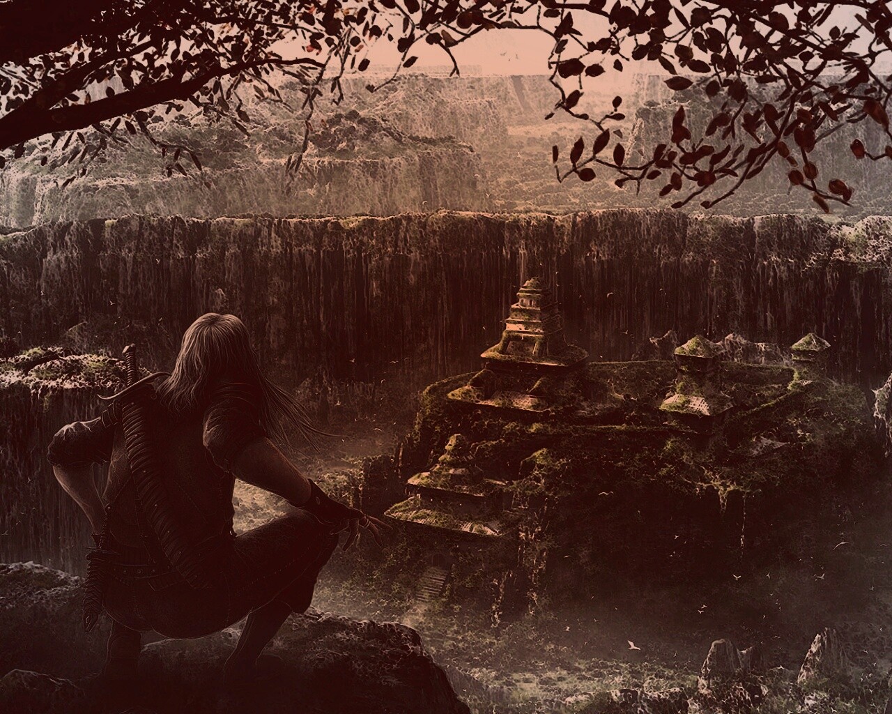Затерянный город обои