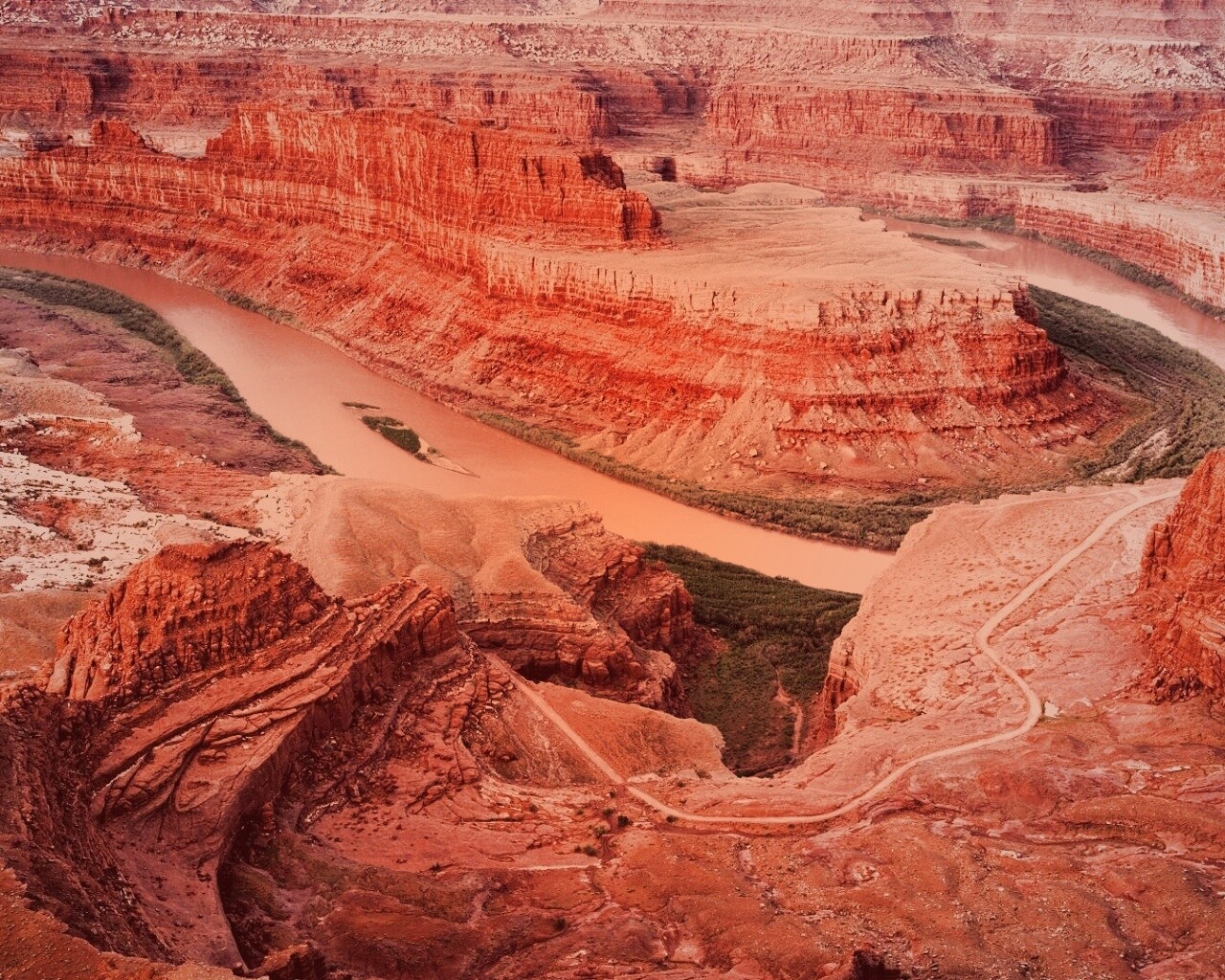 Красный каньон обои