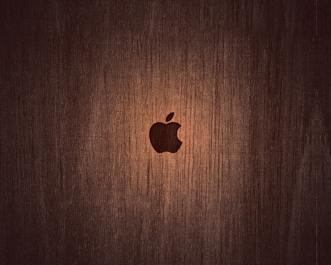 Логотип Apple на доске обои