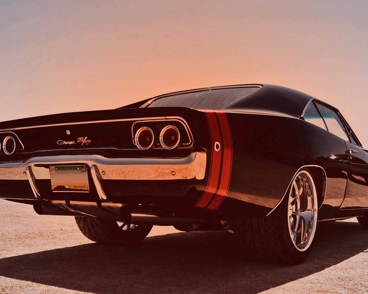 Зад Dodge Charger обои