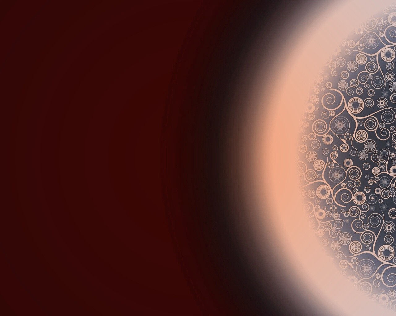 Планета из узоров обои