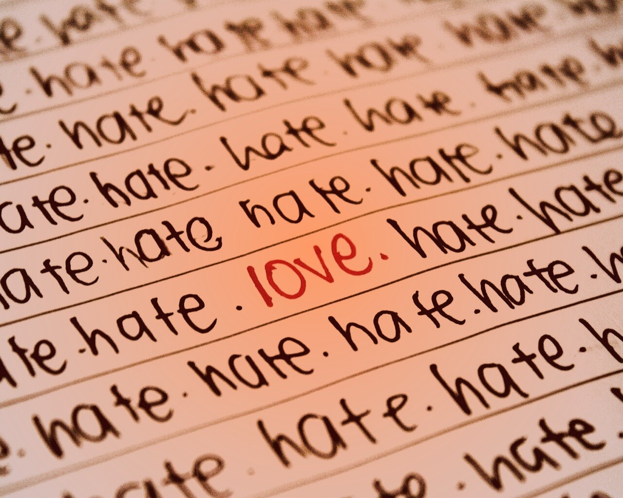 Любовь среди ненависти обои