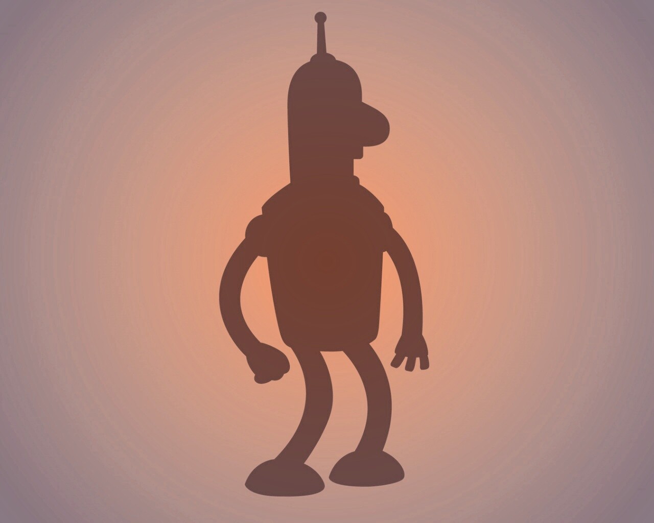 Силуэт Бендера обои