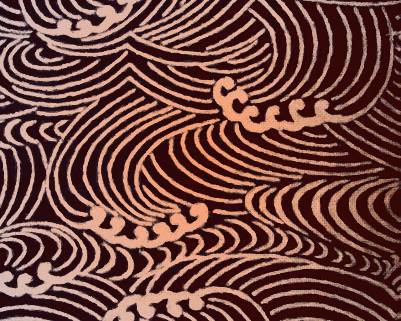 Волны на ткани обои