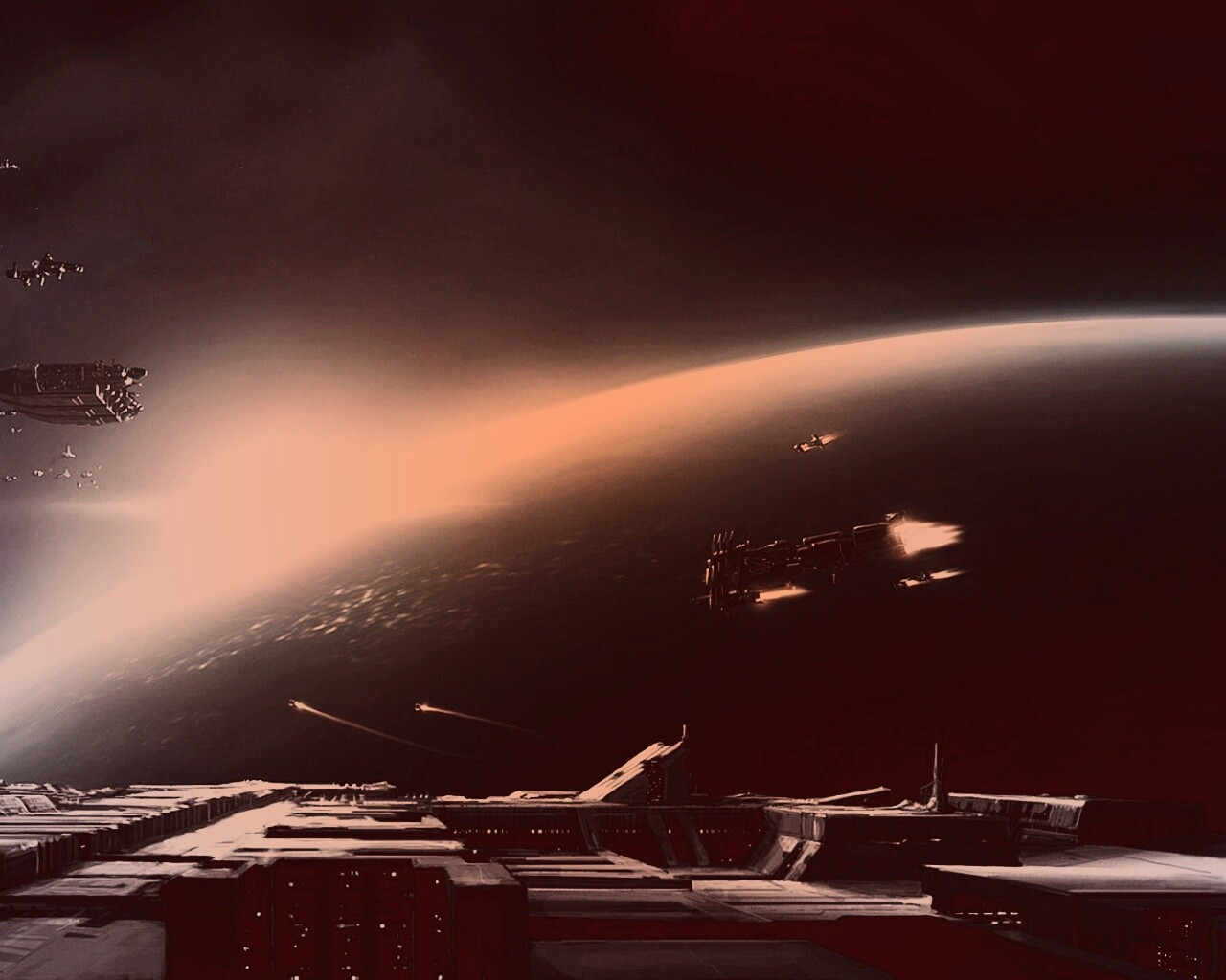 Космическая баталия обои