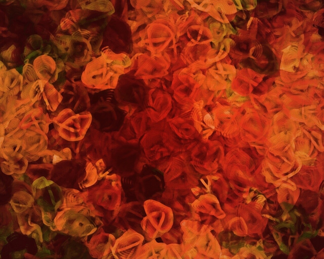 Разноцветные завитушки обои