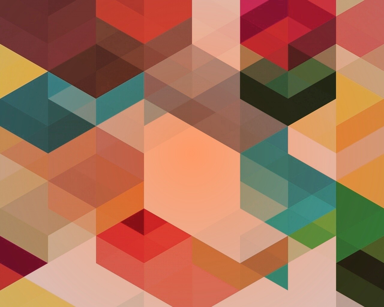 Разноцветные параллелограммы обои