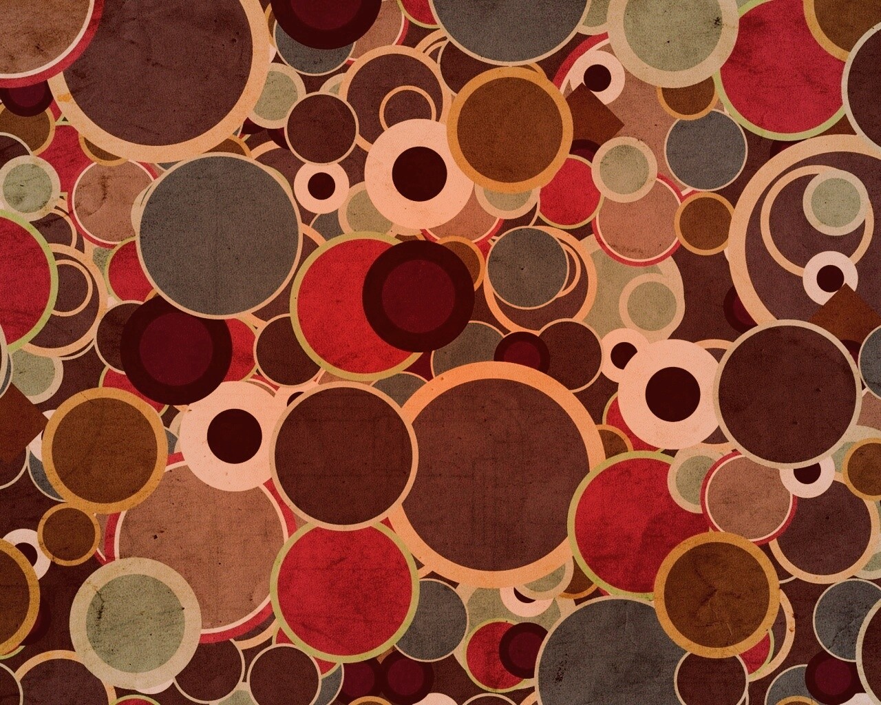 Цветные круги обои